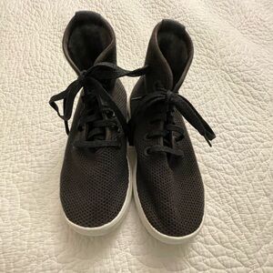 Womens Allbirds Charcoal TT Tree Topper high top shoes size W7